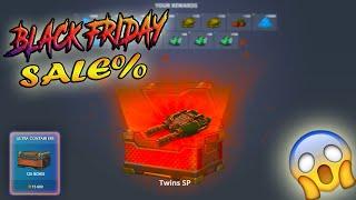 TANKI ONLINE BLACK FRIDAY OPENING 300 ULTRA CONTAINERS!!!!!!