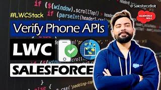 Verify Phone Number and check Type Carrier Region using veriphone APIs in LWC  | LWC Stack ️️