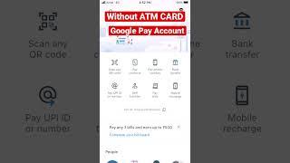 Google pay Without atm card tamil #shorts