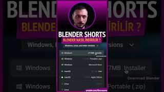 Blender Nasıl İndirilir ? #shorts