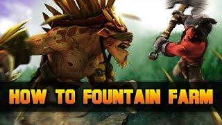 Dota 2 How to Fountain Farm
