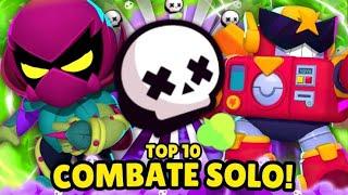 TOP 10 MELHORES BRAWLERS do COMBATE SOLITÁRIO no BRAWL STARS!