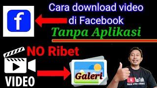 Cara Download video di Facebook ke galeri || cara download video di Facebook tanpa aplikasi #fb