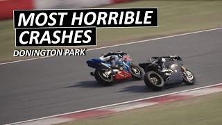 MOST HORRIBLE CRASHES, MotoAmerica, Donington Park, Motorcycle Racing