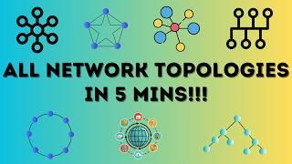 ALL Network Topologies Explained in 5 MINS!