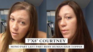 A Breathable Hair Topper for Summer | Courtney Hair Topper from UniWigs