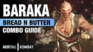 MK1: BARAKA 50% Combo Guide - Step By Step + Bread N Butter