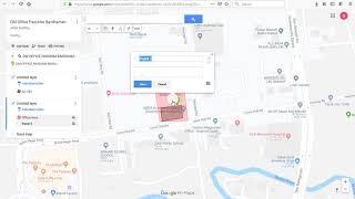 How to create and Export .kml file using Google Map