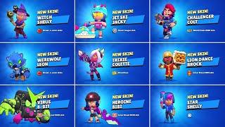 ALL EXCLUSIVE SKINS IN BRAWL STARS [ GONE FOREVER ]
