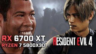 RX 6700 XT vs Resident Evil 4 | Goodbye VRAM limitation | Ryzen 7 5800X3D | Benchmark |1080P - 1440P