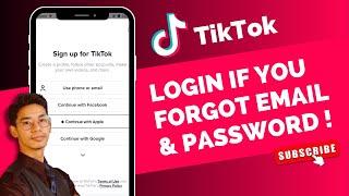 How to Login to TikTok If You Forgot Your Password and Email