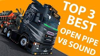 ETS2 Top 3 Best Scania V8 Open Pipe Sound Mods 1.51