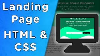 Responsive Landing Page Tutorial - HTML/CSS