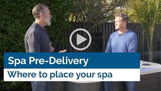 Placing your spa or swim spa:  What to consider