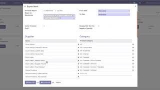 How to Export Product Stock in Excel and PDF Reports | Odoo Apps Features #odoo #odooapps