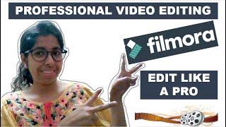 How To Edit YouTube Videos Like a Pro | Filmora Editing Tutorial For Beginners | Filmora 9 (Part -1)