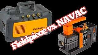 Can a Navac NP2DLM Battery Vacuum Pump Defeat an 8 CFM Fieldpiece VP85 Pump?