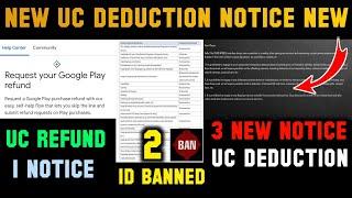 Alert ‼️ BGMI Uc Deduction Notice Rollout ￼| BGMI 3.4 Update 3rd Notice Coming |Warning Bgmi Players