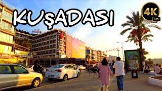 KUŞADASI TÜRKIYE WALKING TOUR | KUŞADASI MARINA | November 2024 | 4k UHD 60fps