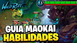 MAOKAI GUIA HABILIDADES! NUEVO JUNGLA! | Wild Rift