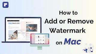 How to Add or Remove Watermark from PDF on Mac | Wondershare PDFelement 8