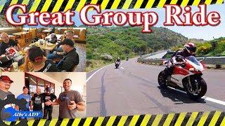 Albe's ADV first group ride, Tuono 1100, BMW f800gs, Panigale 959 Corse and more