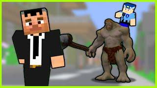 KEREM KOMİSER VE CANAVAR KAZIM DOST OLDU, KÖTÜ BAŞKANI KOVALIYOR!  - Minecraft