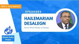 Climate Action Day - Hon Hailemariam Desalegn