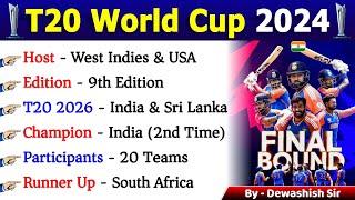 ICC Men's T20 World Cup 2024 | भारत ने जीता | Sports Current Affairs 2024 #T20WorldCup #rohit #kohli