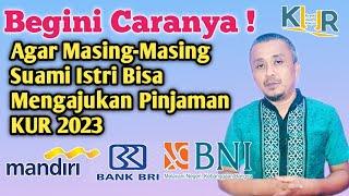 Begini Caranya Mengajukan Pinjaman KUR Untuk Suami Dan Istri.