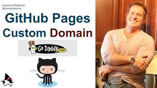 Use Your Custom Godaddy Domain Name for Github Pages
