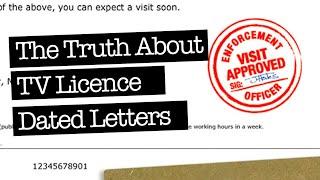 Got A TV Licence Letter With An Enforcement Visit Date? - Watch This Now!