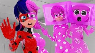 Miraculous The Ladybug -Lily The Microwave Transformation!( Incredibox Sprunki Animation!)