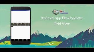 Android Studio Tutorial - Grid View