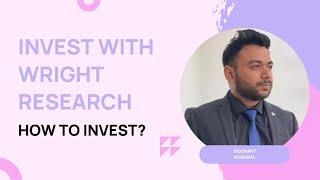 How to start investing with Wright Research on smallcase