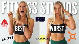 I Tested Every Fitness Studio so you Don't Have to *F45, Barrys, Soul cycle, & more*