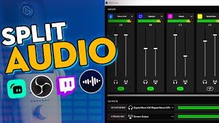 How to SEPARATE AUDIO for Twitch VOD - Elgato Wave Link & OBS studio