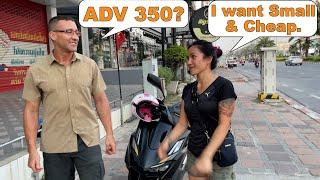 Motorcycle & Scooter Prices & Availability in Pattaya, Thailand.