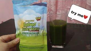 Salveo Barley Grass 100% organic/Rosie chix vlog