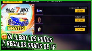 Ya Llego el Evento de los Puños 7 Aniversario y Regresa Incubadora Gratis a Free Fire Latam 