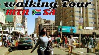 Walking Tour Africa -MTN Taxi Rank -Johannesburg  South Africa