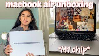 macbook air unboxing and set up 2020! *M1 chip*