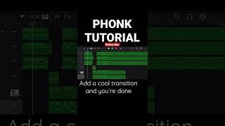 DRIFT PHONK BEAT TUTORIAL (GarageBand) #garageband #shorts #drift #phonk #typebeat