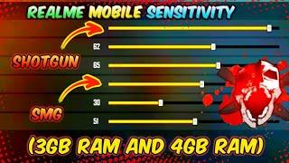 Realme Mobile   Auto HEADSHOT  ‍️ Sensitivity Settings  + DPI  || m1014 || m1887 || 2022