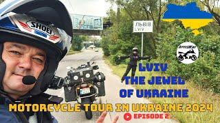 Motorcycle Tour Through a War Zone Ep. 2 Lviv: Ukraine's Gem  Ukraine  2024  #attisway