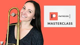 Patreon Masterclass / How to open up your sound, Breathing, Trombone multitrack & ensemble recording