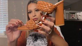 ASMR SHEIN fall try on haul fabric sounds