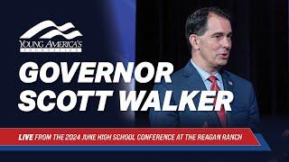 Truth and Love l Governor Scott Walker LIVE at the June High School Conference