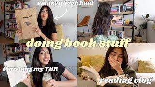 Doing bookish things️amazon book haul, reading vlog and attempting to finish my TBR *spoiler free*