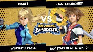 Bay State Beatdown 104 - Marss (Zero Suit Samus) vs OAS | Unleashed (Sora) - Winners Finals